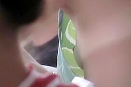 Tan lined bimbo erotic sideblouse spied in public, full Downblouse fuck video (Oct 24, 2014)