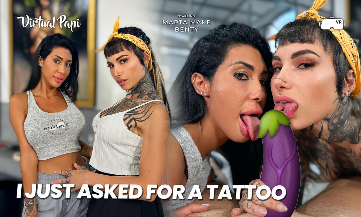 Marta Make In I Just Asked For A Tattoo by VirtualPapi, free Tattoo porno  video (Oct 18, 2023)